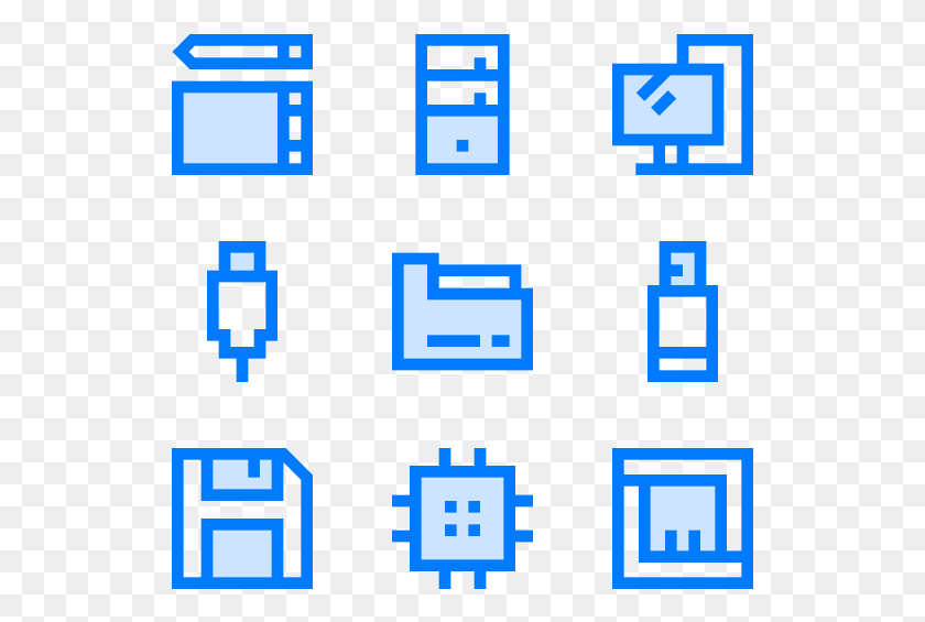 529x505 Computer And Hardware Majorelle Blue, First Aid, Pac Man HD PNG Download