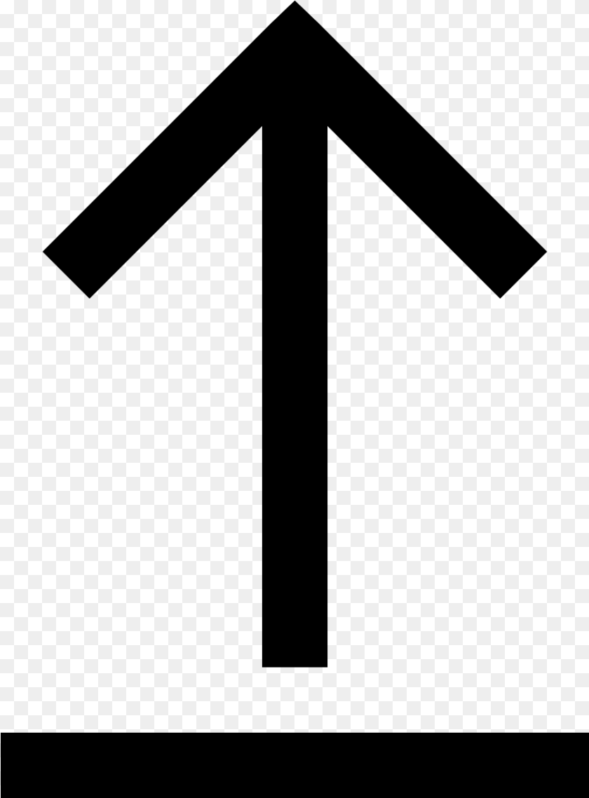 Computer Arrow Arrow Pointing Up, Gray PNG
