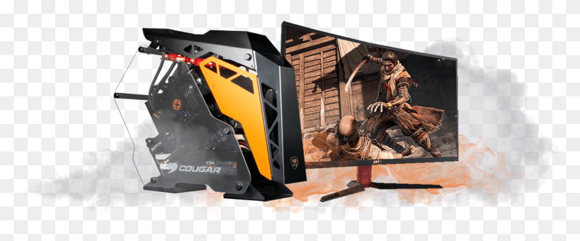 1395x520 Computer Case, Person, Human, Helicopter HD PNG Download