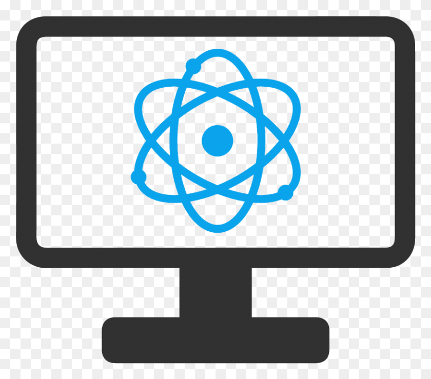 813x708 Computer Clipart Computer Science Logo, Monitor, Screen, Electronics HD PNG Download