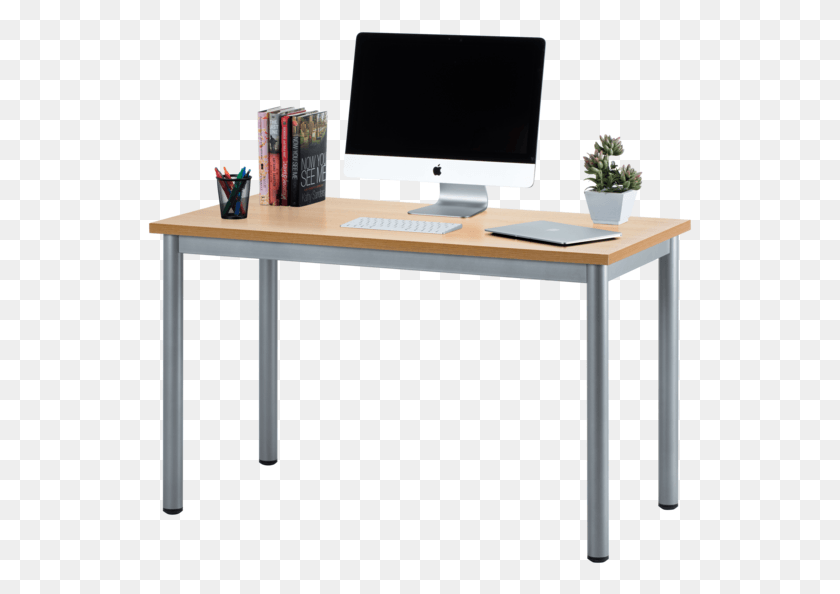 545x534 Computer Desk Background Ikea Hack Writing Desk, Table, Furniture, Electronics HD PNG Download
