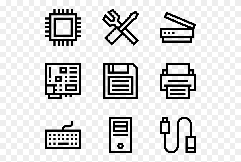 529x505 Computer Hardware Icons Date Time Location Icons, Gray, World Of Warcraft HD PNG Download