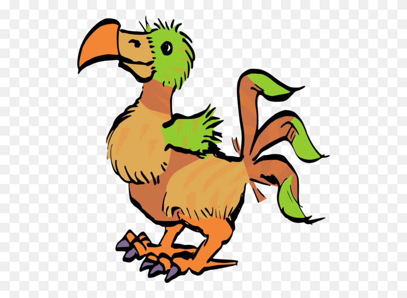 524x555 Computer Icons Cartoon Line Art Beak Fauna Dodo Clipart, Bird, Animal, Person HD PNG Download