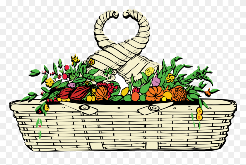 1122x725 Computer Icons Cornucopia Coat Of Arms Of Venezuela Coat Of Arms Of Venezuela, Basket, Plant HD PNG Download