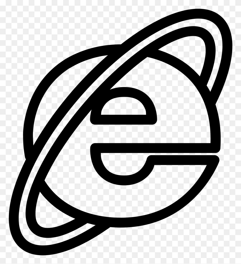 1438x1589 Компьютерные Иконки Explorer File Internet Explorer Logo Outline, Серый, World Of Warcraft Hd Png Скачать