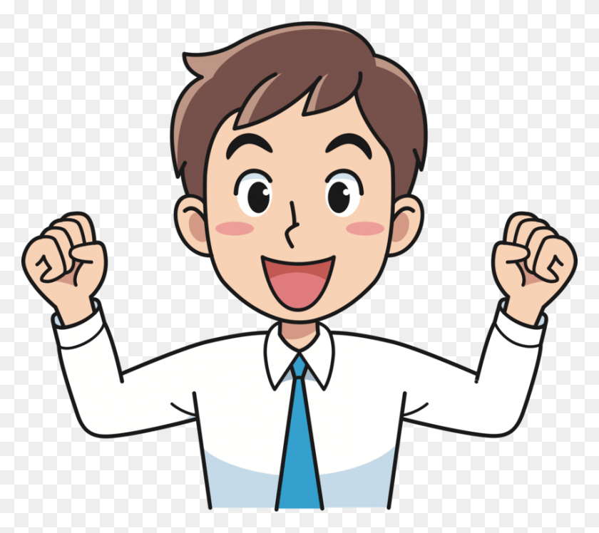850x750 Computer Icons Fist Pump Fist Bump Can Stock Photo Man And Woman Animated, Hand, Tie, Accessories HD PNG Download