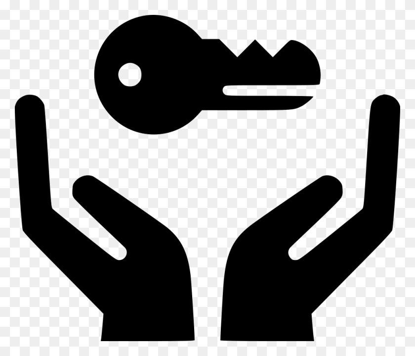 980x828 Computer Icons Hand Symbol Hands Holding Icon, Stencil, Key HD PNG Download