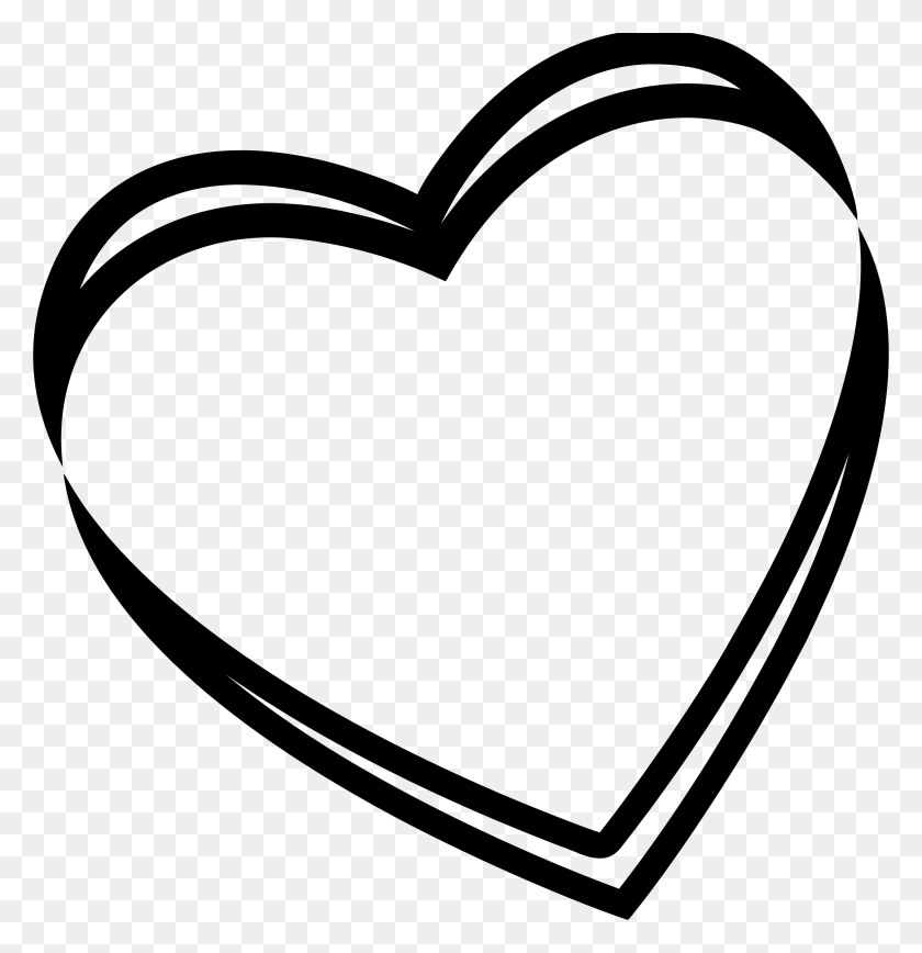 2315x2400 Computer Icons Heart Symbol Traffic Sign Black And White Ribbon Heart Clipart, Gray, World Of Warcraft HD PNG Download