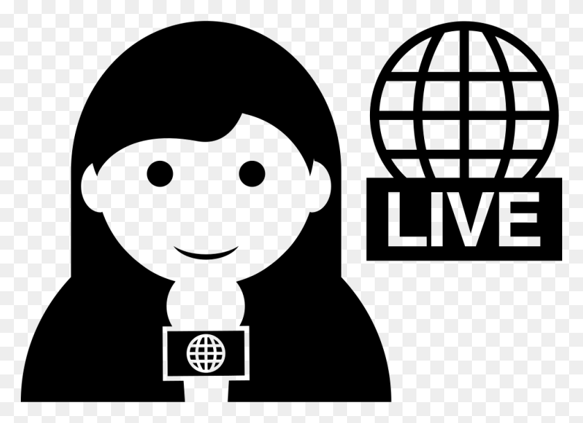 980x692 Computer Icons Journalist Icon, Stencil, Logo, Symbol HD PNG Download