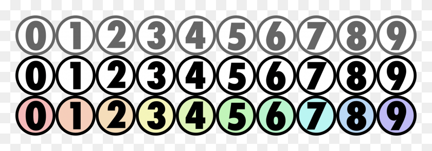 2500x750 Computer Icons Number Slicing Cascading Style Sheets Number Icons Css, Symbol, Text, Alphabet HD PNG Download