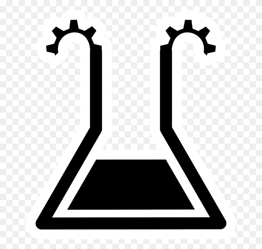 677x737 Computer Icons Science Research Chemistry Laboratory Beaker And Test Tube, Symbol, Hammer HD PNG Download