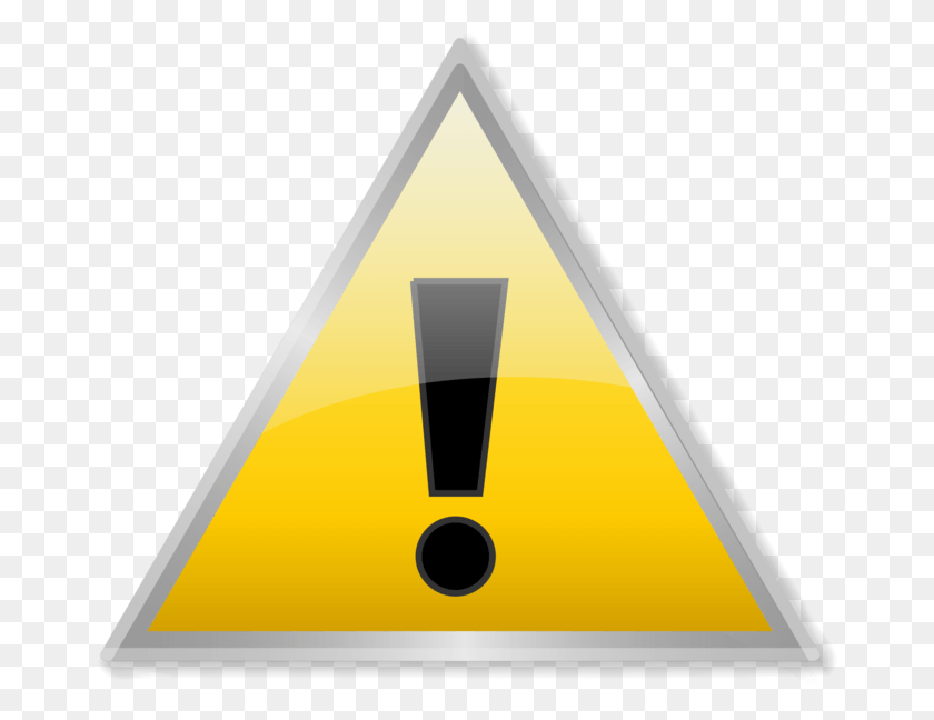 666x588 Computer Icons Warning Sign Windows 10 Warning Icon, Triangle, Symbol, Sign HD PNG Download