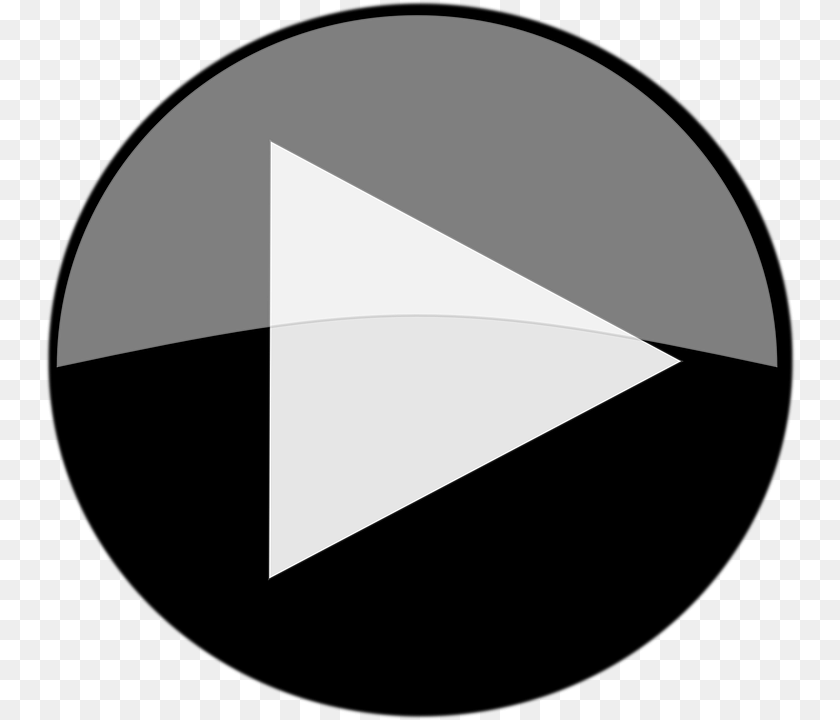 Computer Icons Youtube Play Button Clip Play Button Black, Triangle Transparent PNG