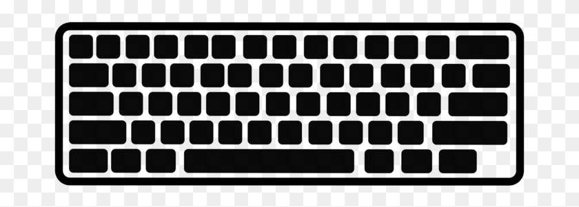 683x241 Компьютерная Клавиатура Компьютерная Мышь Протектор Клавиатуры Клавиатура Клипарт Прозрачный Фон, Серый, Мир Варкрафта Png Скачать