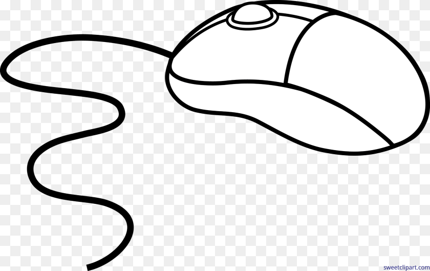 Computer Mouse Lineart Clip Art, Computer Hardware, Electronics, Hardware Transparent PNG