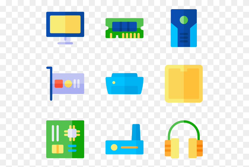 529x505 Computer Parts Computer Parts Icon, Text, Lighting, Electronics HD PNG Download