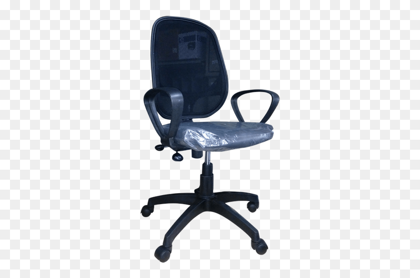281x497 Computer Revolving Netted Chair Office Chair, Furniture, Cushion, Sink Faucet Descargar Hd Png