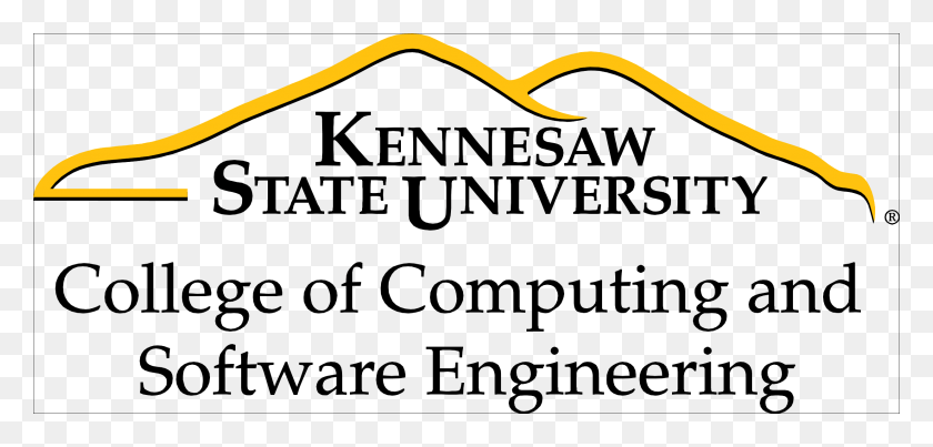 2477x1091 Computer Science Logo Kennesaw State University Residence Life Logo, Text, Bow, Label HD PNG Download