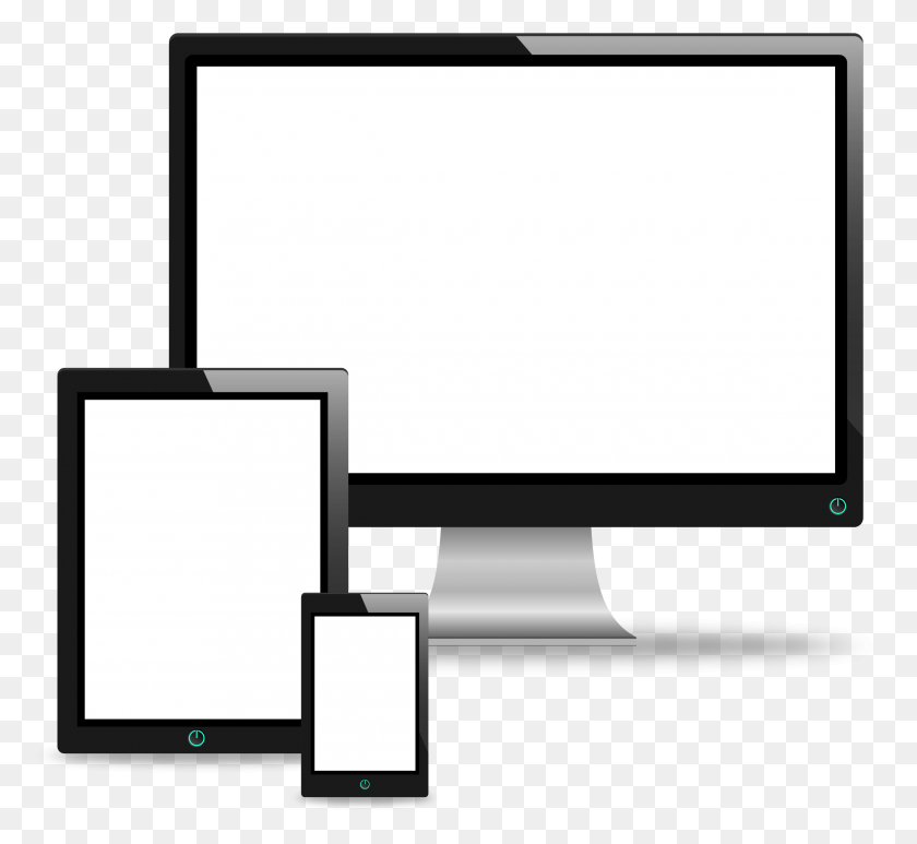 2355x2154 Computer Tablet And Phone Vectors Icons Computer Phone Tablet Vector, Lcd Screen, Monitor, Screen HD PNG Download