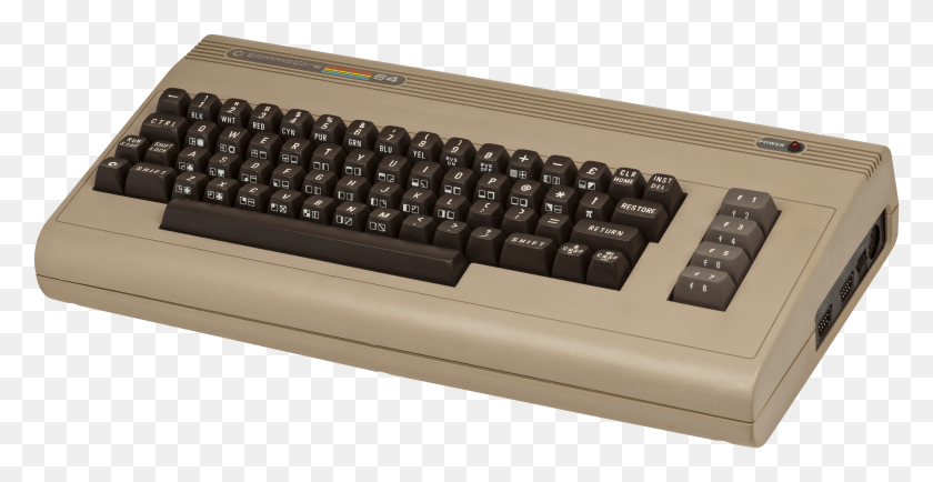 2834x1361 Descargar Png Computadoras De Los 80 Commodore 64, Teclado De Computadora, Hardware De Computadora, Teclado Hd Png