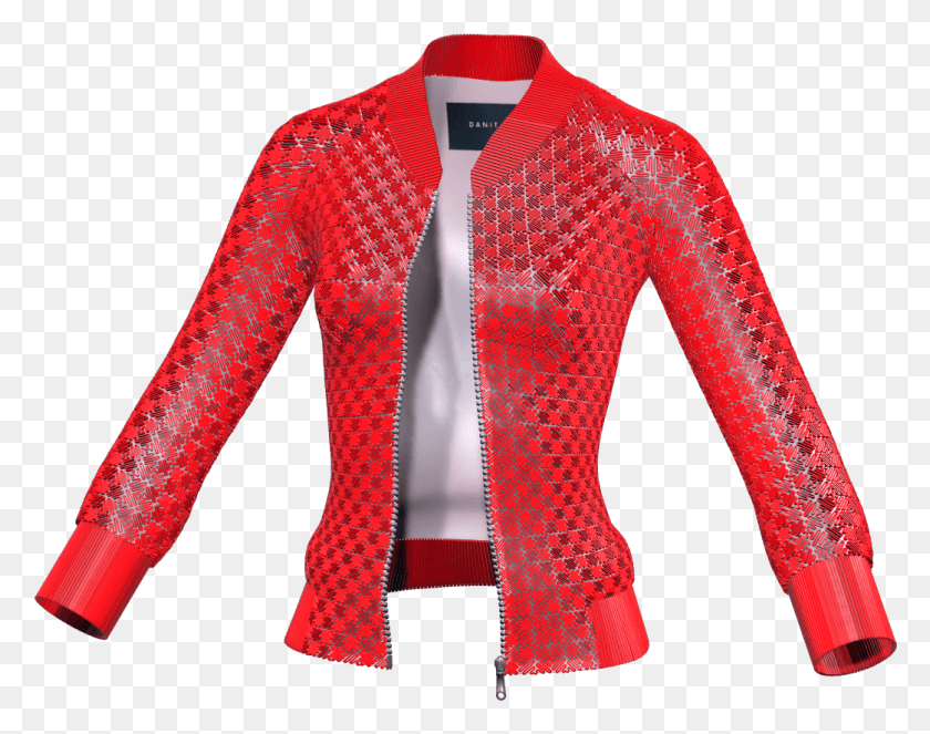 1043x807 Comwp Red Veiled Rose0001 Cardigan, Clothing, Apparel, Jacket HD PNG Download