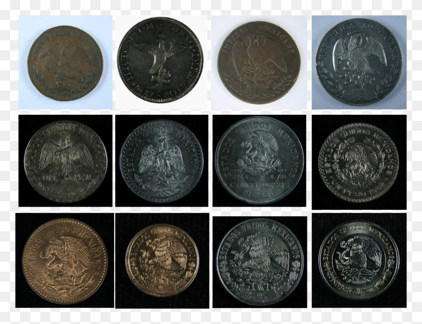 1381x1035 Con La Repblica En 1823 El Guila Aparece Parada Dime, Nickel, Coin, Money HD PNG Download