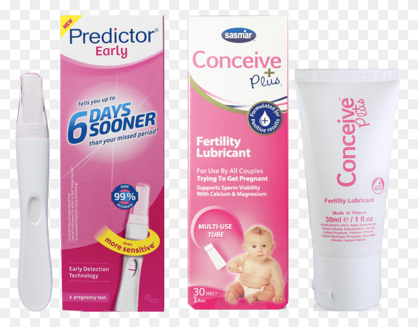 Conceive Plus Amp Predictor Early Pregnancy Test Kit Predictor Early Pregnancy Test, Bottle, Toothpaste, Person HD PNG Download