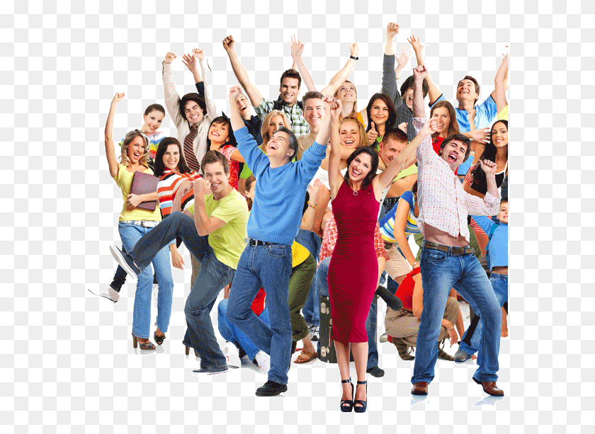 594x553 Concert Crowd Hands Happy People No Background, Dance Pose, Leisure Activities, Person HD PNG Download