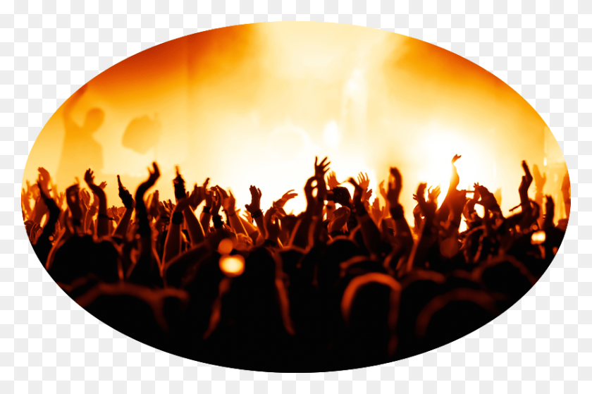 830x531 Concert Crowd Transparent Background Concerts Amp Music Events, Bonfire, Flame, Fire HD PNG Download