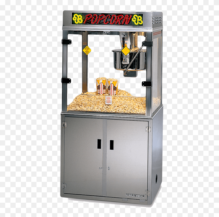 414x775 Concession Supplies And Equipment Fun Tyme Foods Inc, Popcorn, Food, Refrigerator HD PNG Download