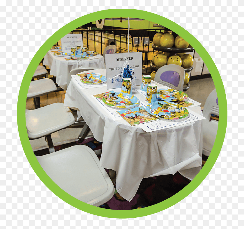 730x730 Concourse Party Kitchen Amp Dining Room Table, Furniture, Tablecloth, Dining Table HD PNG Download