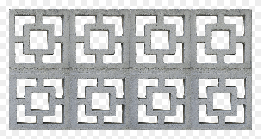 960x480 Concrete Element Shaped Cast Form Part Of Precast Monochrome, Wall, Cross, Symbol HD PNG Download