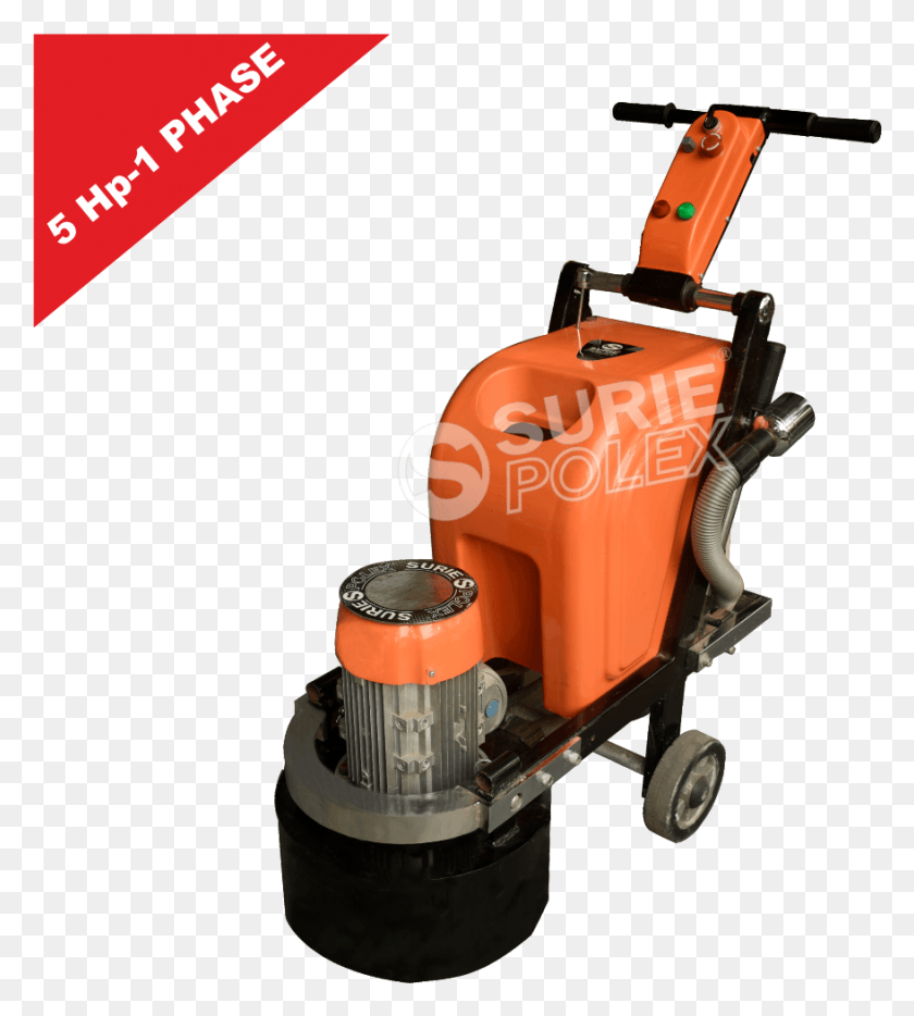 878x984 Concrete Floor Polishing Machine Concrete Grinder, Motor, Engine, Lawn Mower HD PNG Download