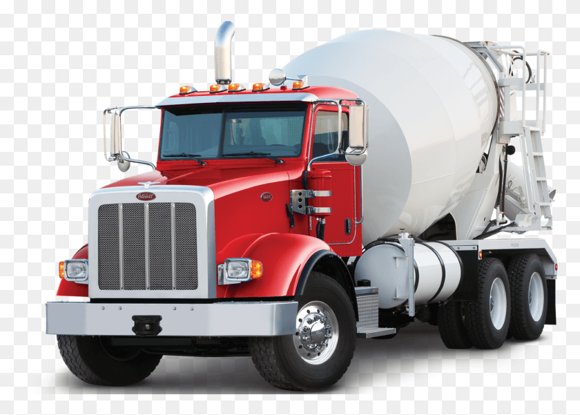 1480x1027 Concrete Mixer Truck 2013 Peterbilt Mixer, Vehicle, Transportation, Trailer Truck HD PNG Download