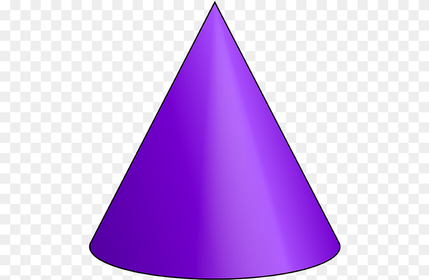 Cone 3 D Shape 3d Shapes Of Cone, Triangle, Lighting Transparent PNG