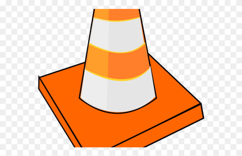 580x481 Cone Clipart Traffic Cone Cono De Seguridad Animado, Clothing, Apparel, Hat HD PNG Download