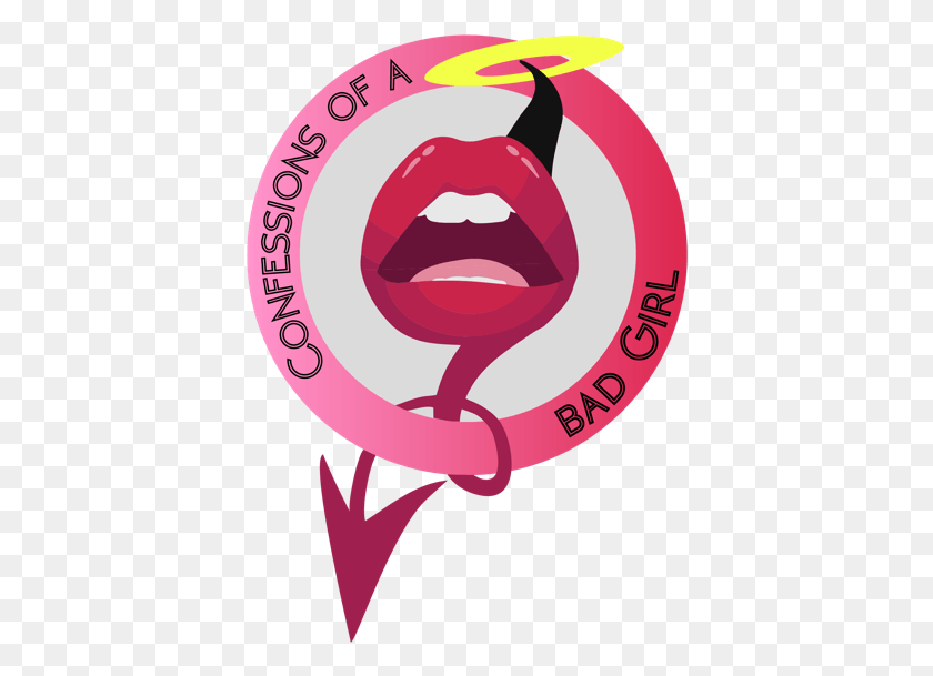 398x549 Confessions Of A Bad Girl On Apple Podcasts Illustration, Label, Text, Mouth HD PNG Download