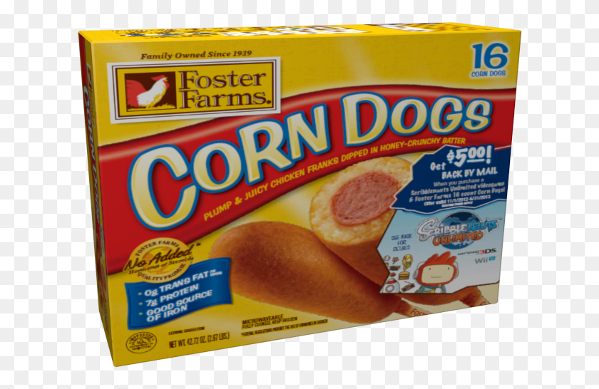 624x486 Confessions Of A Frugal Mind Foster Farms Chicken Corn Dogs 16 Ct, Food, Bread, Sweets HD PNG Download