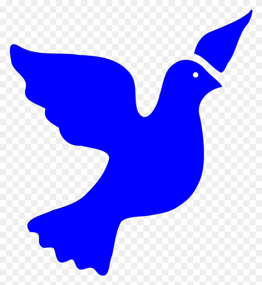 958x1046 Confirmation Cross And Dove Dove Blue, Bird, Animal HD PNG Download