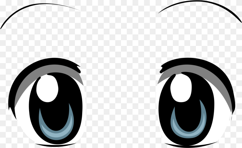 1264x777 Confused Cartoon Eyes Transparent U0026 Free Anime Eye Clip Art, Accessories, Earring, Jewelry Clipart PNG