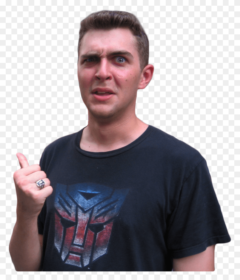 798x941 Confused Guy Transformers, Clothing, Apparel, Person HD PNG Download