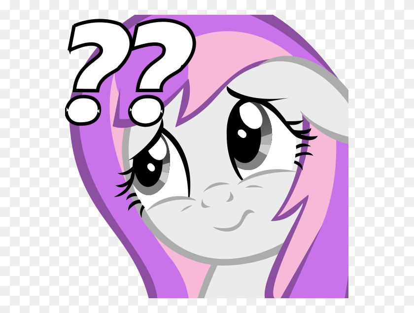 575x575 Confused Oc Oc Fluttershy Face, Graphics, Head HD PNG Download