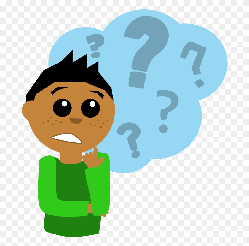 696x769 Confused Question Clipart, Face, Elf, Graphics HD PNG Download