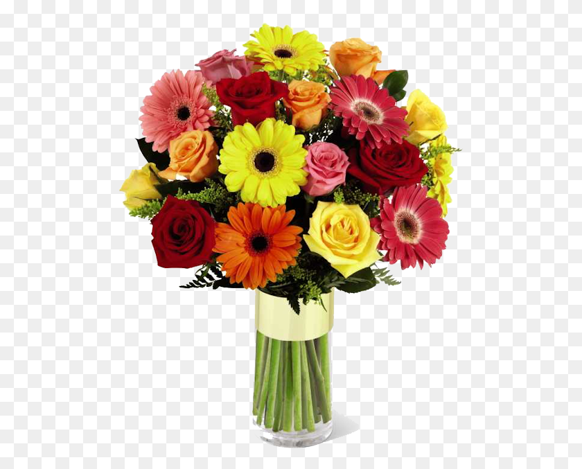 499x617 Congratulation Flower Image Fresh Flowers Bouquet, Plant, Floral Design, Pattern HD PNG Download