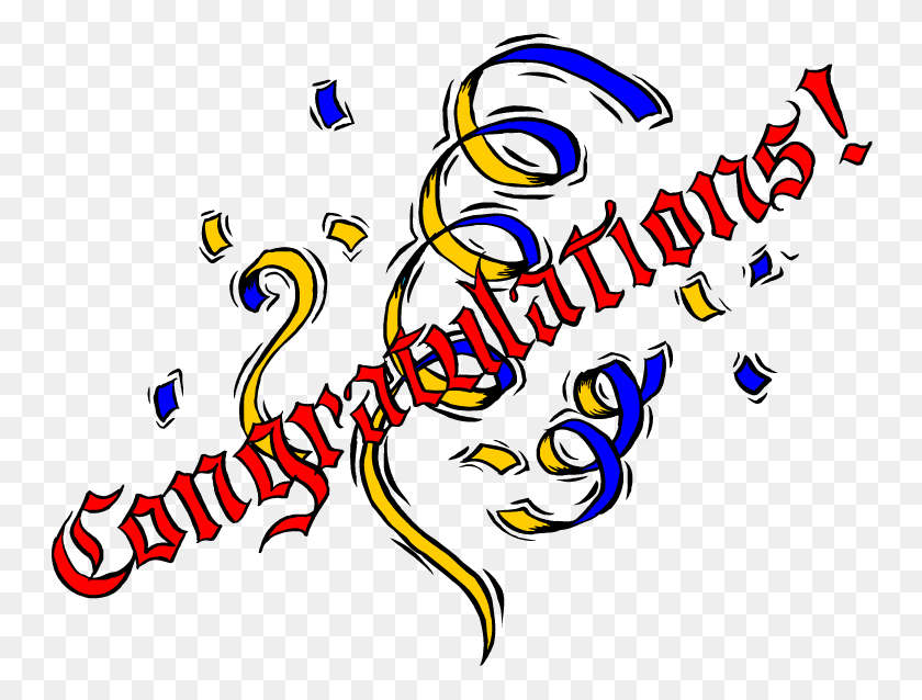 750x578 Congratulations Clipart Congratulations Officially, Text, Calligraphy, Handwriting HD PNG Download