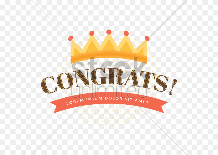 600x600 Congratulations Design Vector Image, Accessories, Logo Sticker PNG