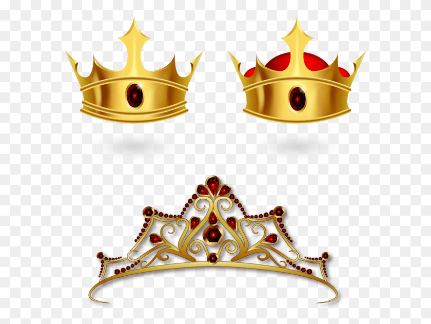 592x571 Conjunto De Y Diadema Corona Reina Gold Crowns, Accessories, Accessory, Jewelry HD PNG Download
