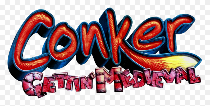 1376x644 Conker Live And Reloaded Logo Conker Live And Reloaded, Graffiti, Dynamite, Bomb HD PNG Download