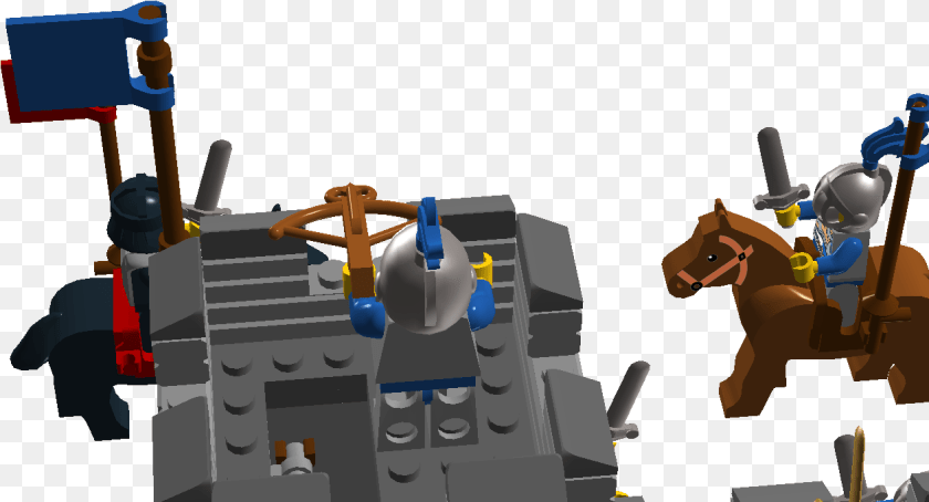 Connectable Castle Wall Lego PNG