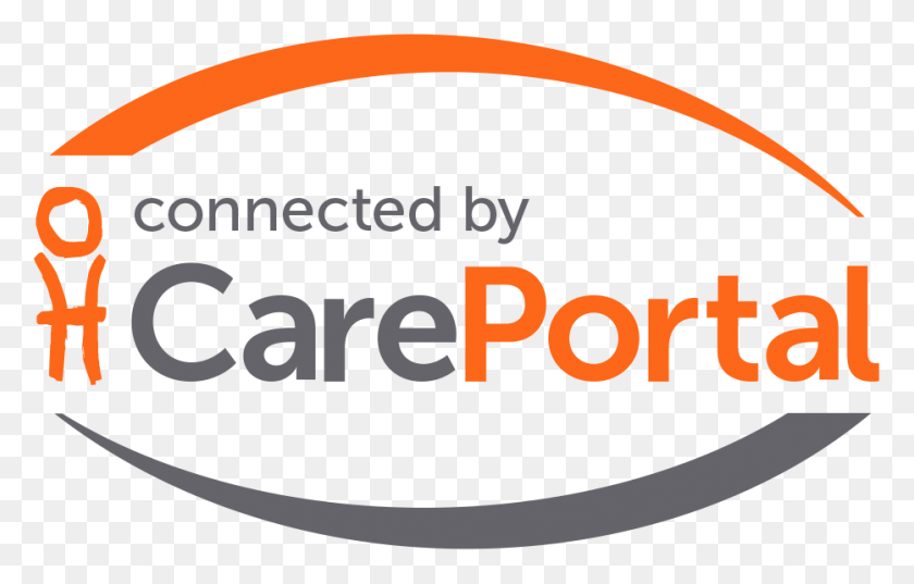 933x571 Connected By Careportal Swooshes Care Portal, Label, Text, Word HD PNG Download